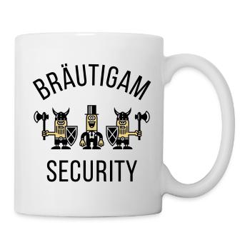 Bräutigam Security Wikinger (JGA / POS) - Tasse - Weiß - Rechts