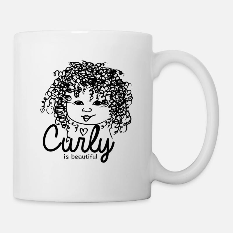 Curly - Mug - white