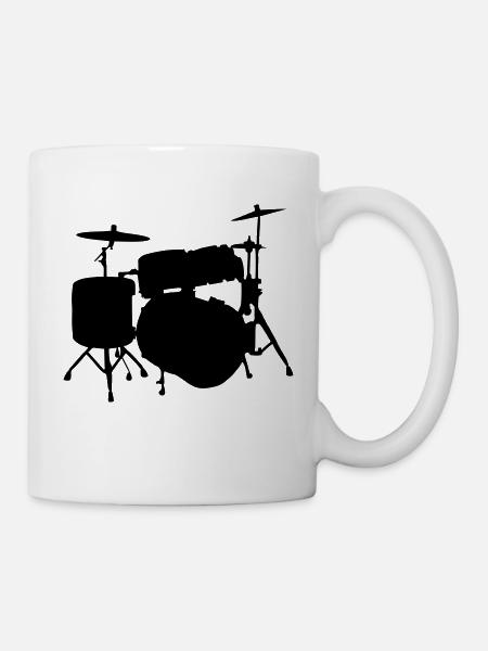 Drums - Mug - white