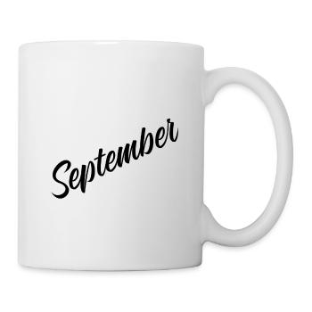 September - Tasse - Weiß - Rechts