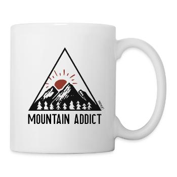 Chemise d’alpinisme Mountain Addict - Mug blanc - blanc - Droite