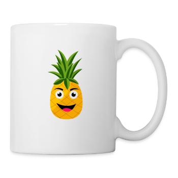ananas - Mug blanc - blanc - Droite
