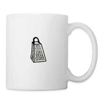Küchenreibe Comic - Tasse - Weiß - Rechts
