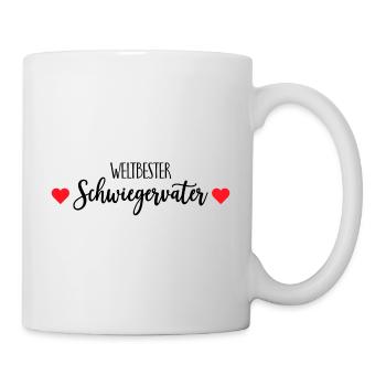 Weltbester Schwiegervater Geschenk - Tasse - Weiß - Rechts