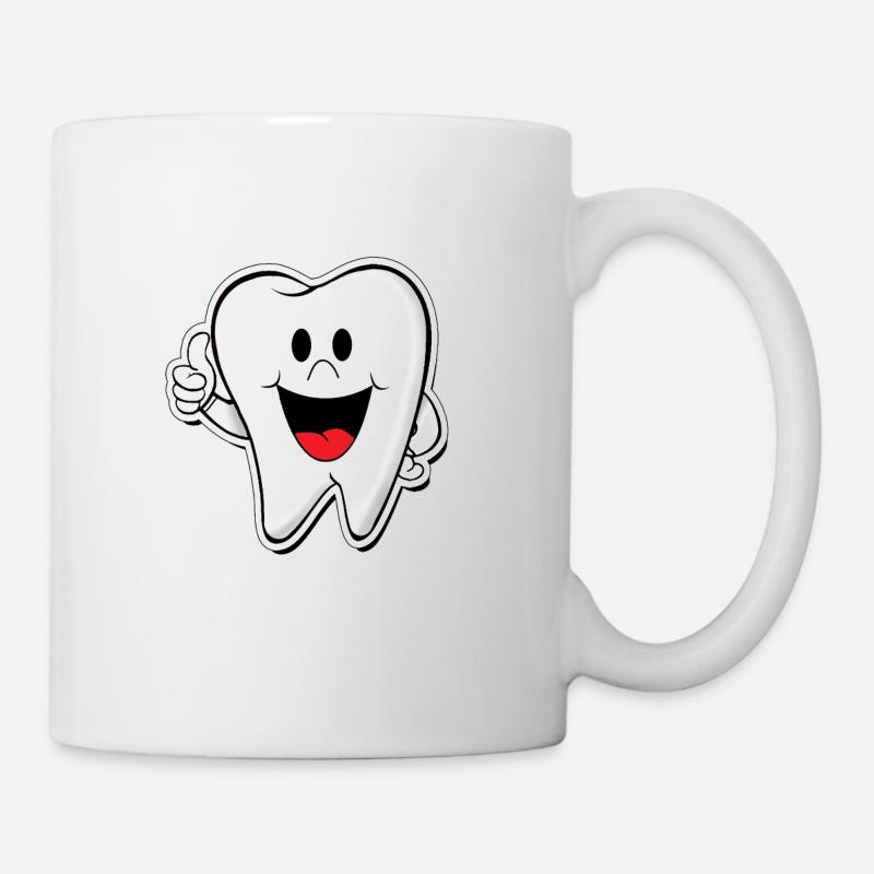 Dentier dentiste - Mug blanc - blanc