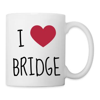 Bridge Card game Kartenspiel Jeu de cartes - Mug - white - Right