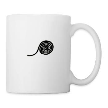 roue de réglisse - Mug blanc - blanc - Droite