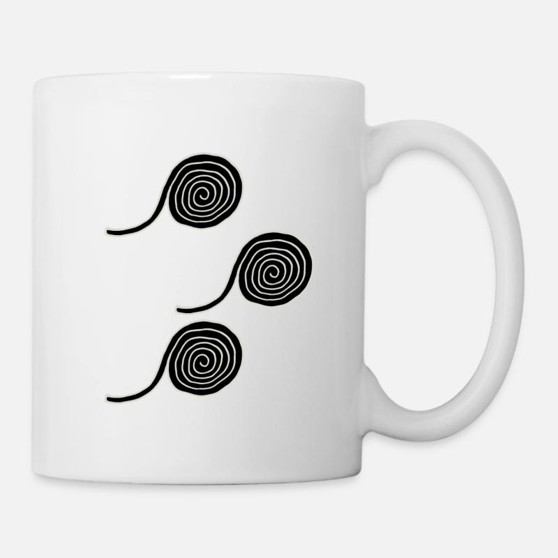 Lakritzschnecken, Geschenkidee - Tasse - Weiß