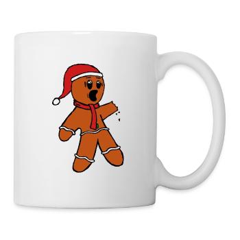 Pain d’épice Drôle - Mug blanc - blanc - Droite