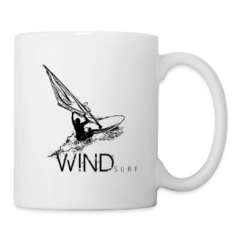 planche à voile - Mug blanc - blanc - Droite