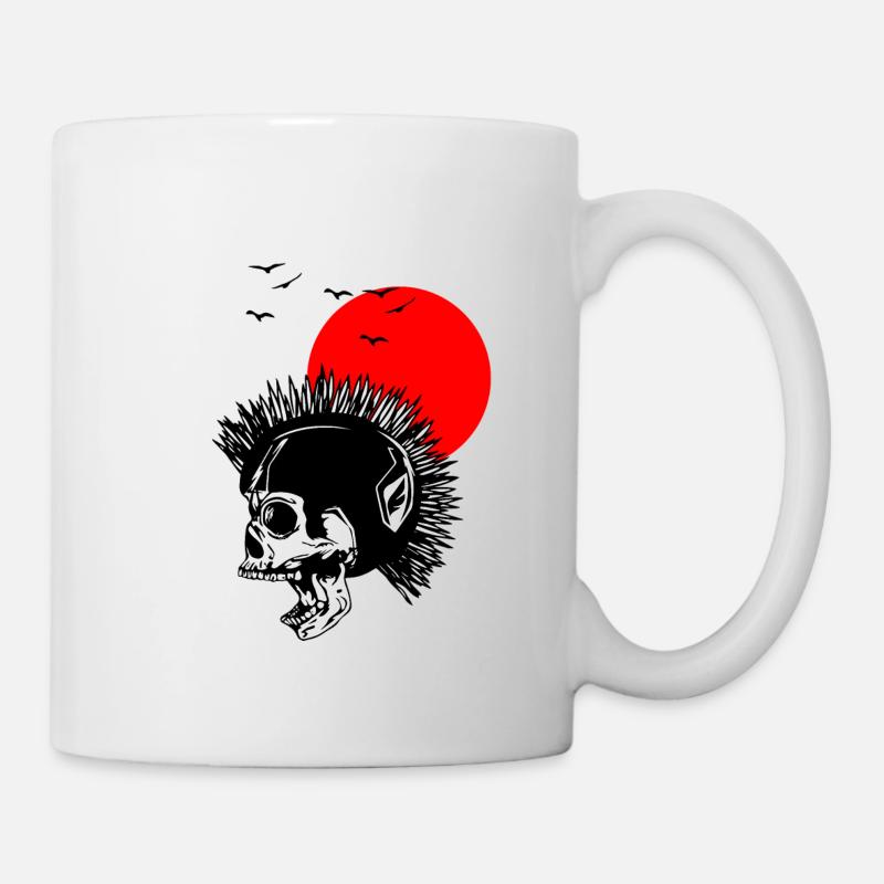 the skull - Tasse - Weiß