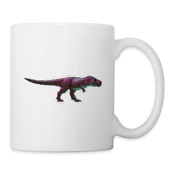 Raptor Dino dinosaurs Dinosaurier - Tasse - Weiß - Rechts