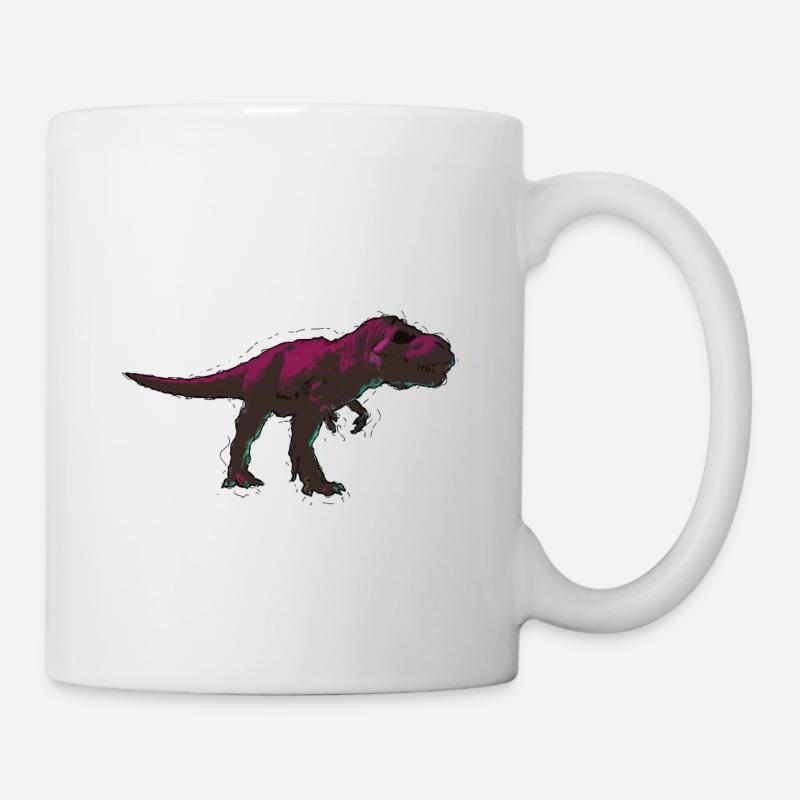 Raptor Dino dinosaurs dinosaur - Mug - white