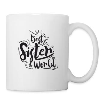 Schwester - Tasse - Weiß - Rechts