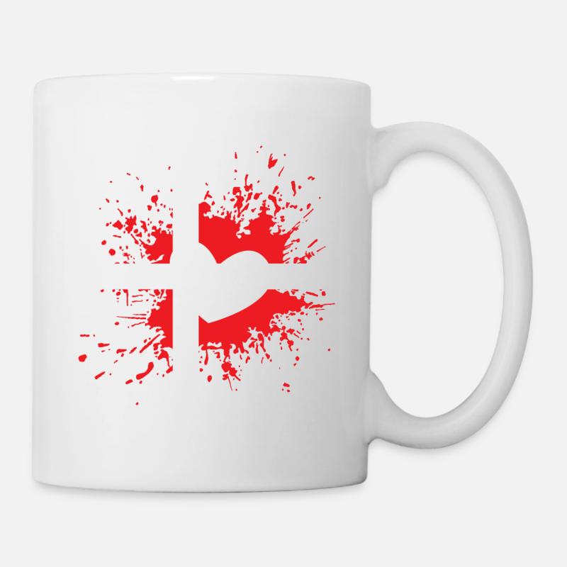 Dänemark - Tasse - Weiß
