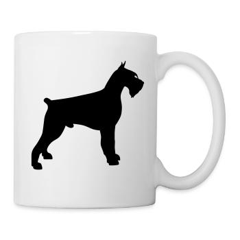 Riesenschnauzer - Tasse - Weiß - Rechts