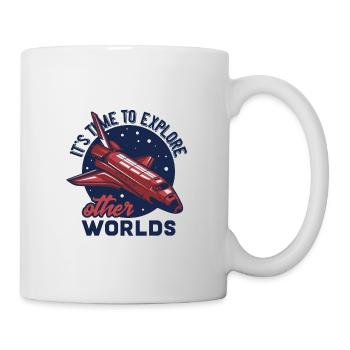 Science-fiction, Espace spatial - Mug blanc - blanc - Droite