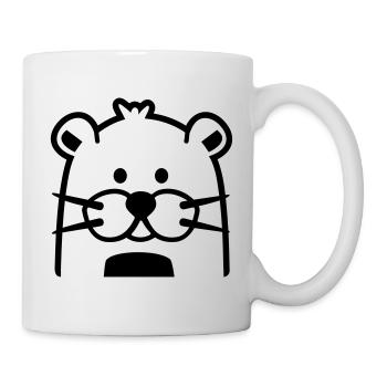 Otter - Tasse - Weiß - Rechts