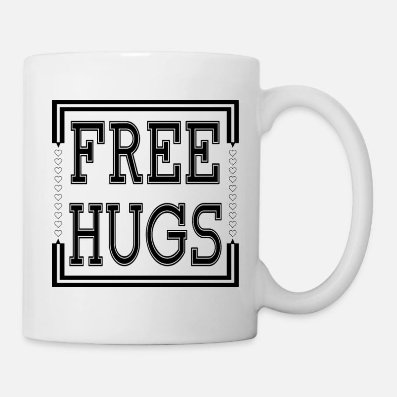 Free Hugs - Mug blanc - blanc