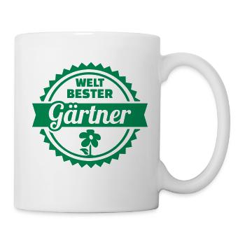 Gärtner - Tasse - Weiß - Rechts