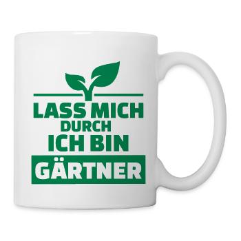 Gärtner - Tasse - Weiß - Rechts