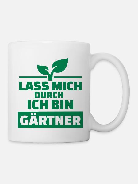 Gärtner - Tasse - Weiß