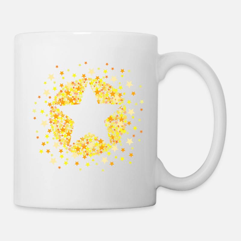 Stern - Tasse - Weiß