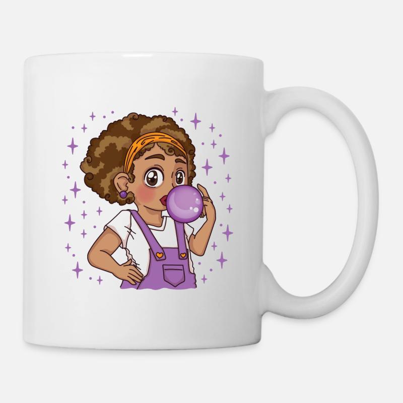 Mariama - Bubble Gum Girl - Mug blanc - blanc