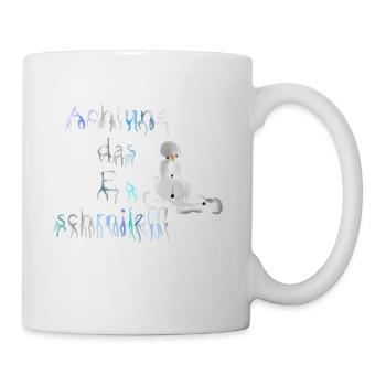 Warning the ice is melting !!! - Mug - white - Right