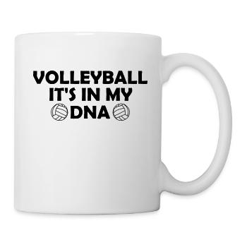 Volley-ball - Mug blanc - blanc - Droite