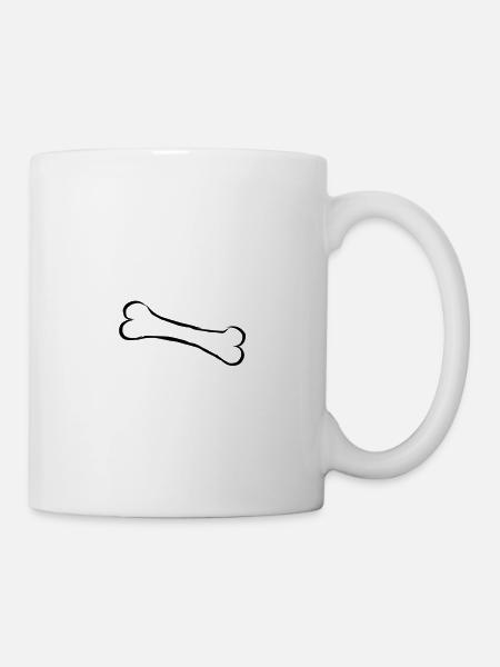 Knochen bone - Tasse - Weiß