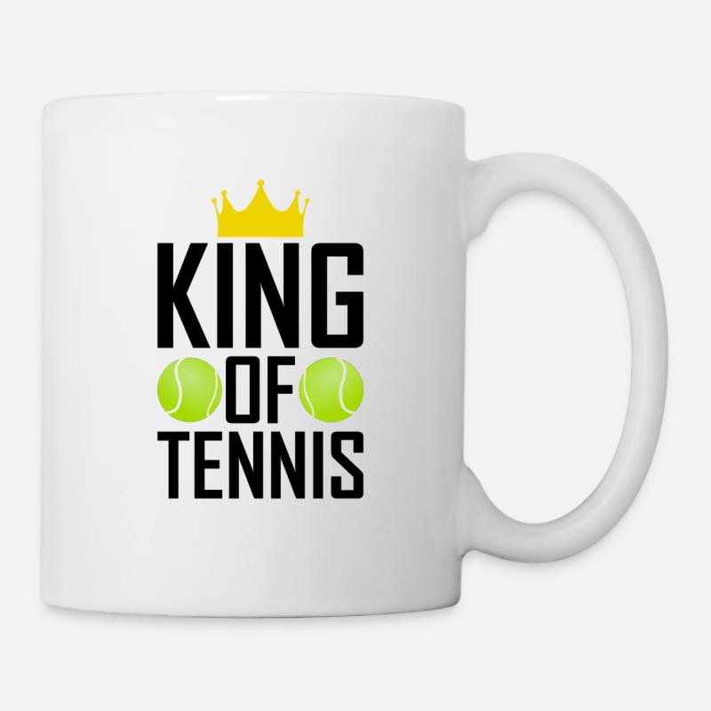 Roi du tennis - Mug blanc - blanc