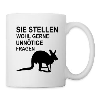 You probably like to ask necessary questions - Mug - white - Right