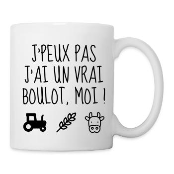 Agriculture Farming Farmer Agriculteur Landwirt - Mug - white - Right