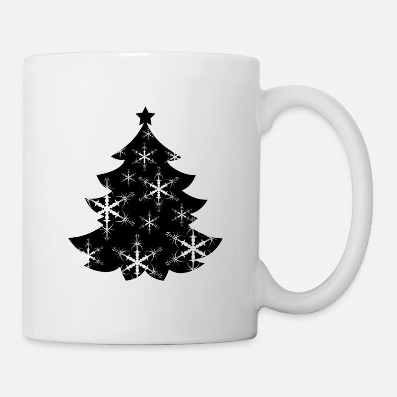 Weihnachtsbaum - Tannenbaum - Tasse - Weiß
