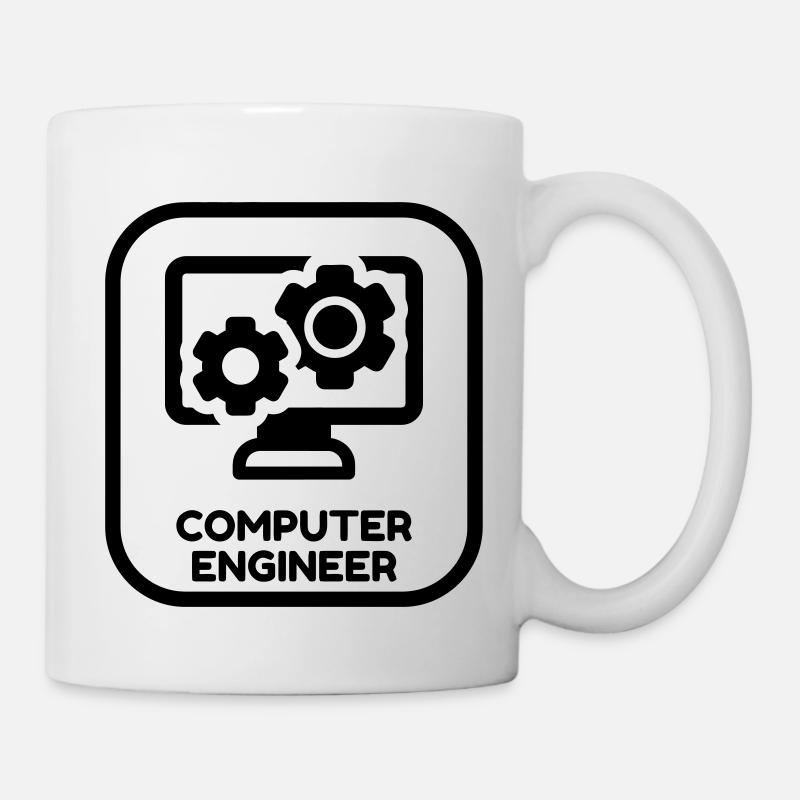 Computer Engineer Informatiker Informaticien - Mug - white