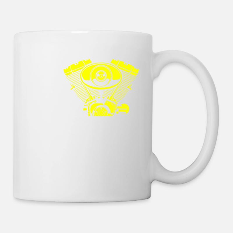 biker - Mug blanc - blanc