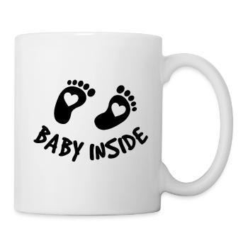 baby inside - Mug - white - Right