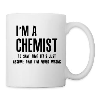 chimiste - Mug blanc - blanc - Droite