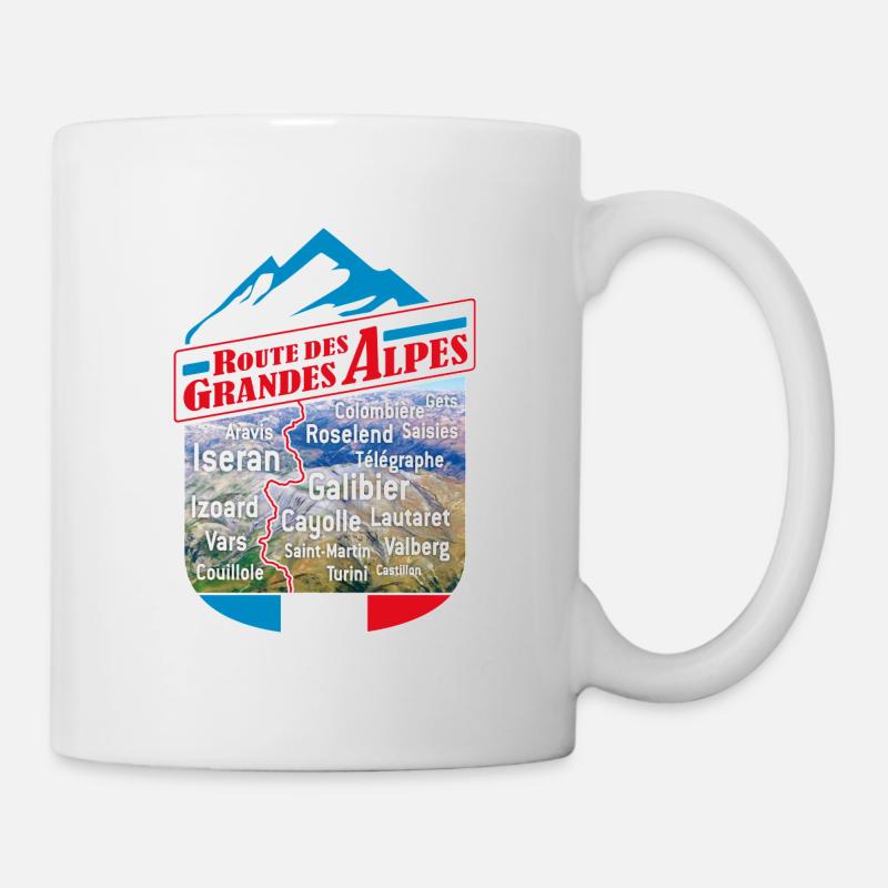 Route des Grandes Alpes 2 - Mug blanc - blanc