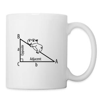 Pythagoras Hippopotamus Hippopotamus - Mug - white - Right