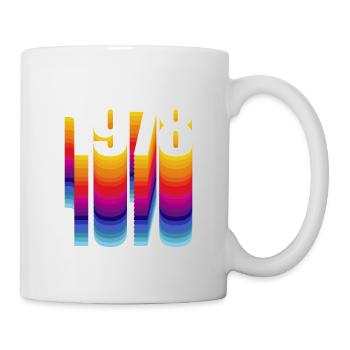 1978 année de naissance - Mug blanc - blanc - Droite