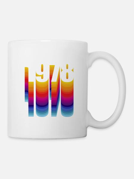 1978 année de naissance - Mug blanc - blanc