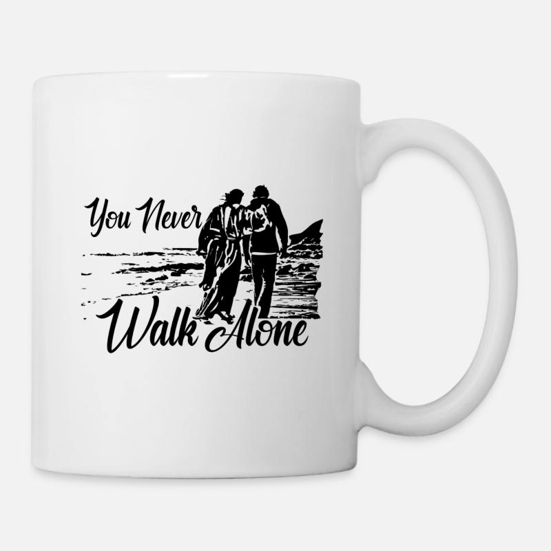 You never walk alone - Mug - white