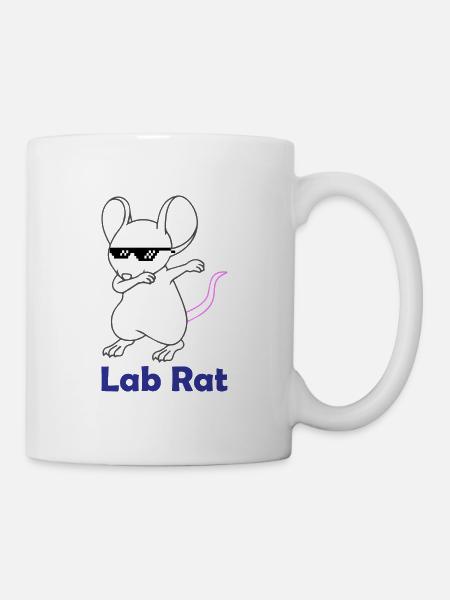 Dab Lab Rat Labor Laborant Geschenk - Tasse - Weiß