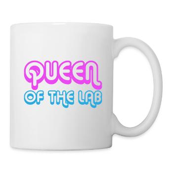 Cadeau de laboratoire de laboratoire de la Reine du laboratoire - Mug blanc - blanc - Droite