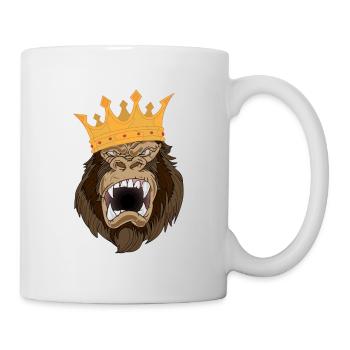 Gorilla King - The Real Jungle King. - Mug - white - Right
