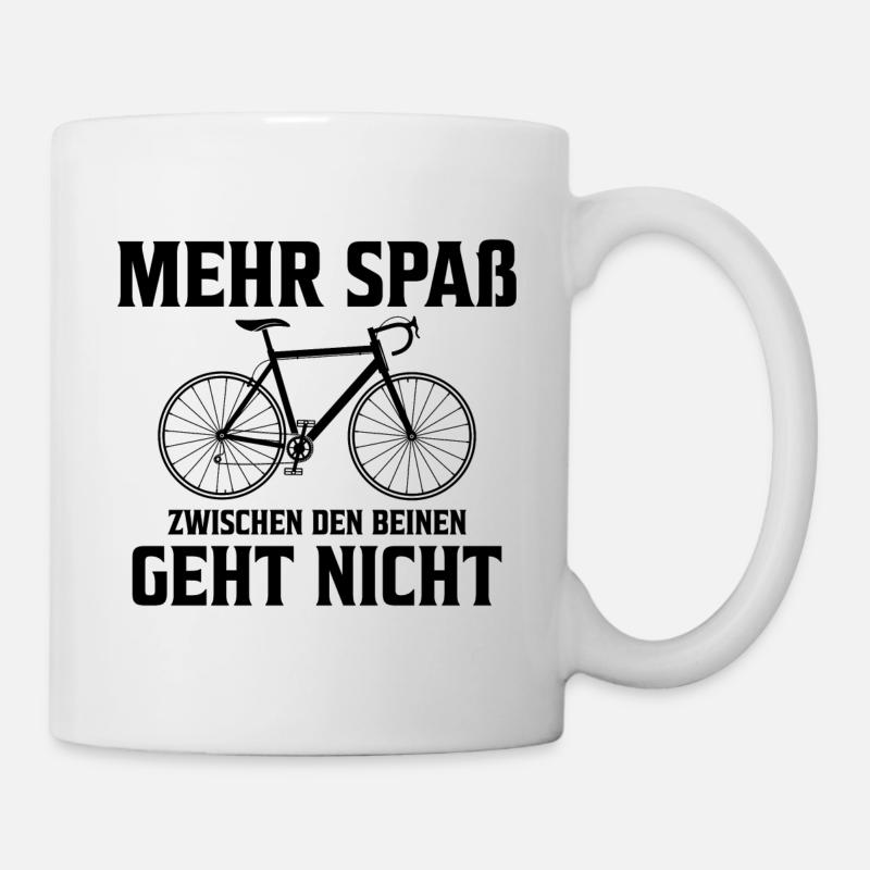 Mehr Spass zwischen den Beinen geht nicht Geschenk - Tasse - Weiß