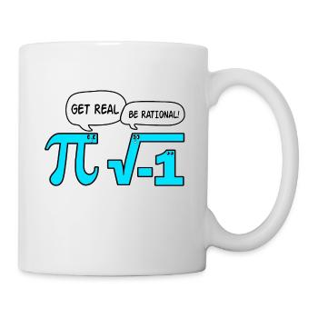 Ein wirkliches TStück für mathematische Sie sagen - Tasse - Weiß - Rechts