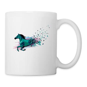 Horses Horse Riding Rider Equestrian Gift Idea - Mug - white - Right